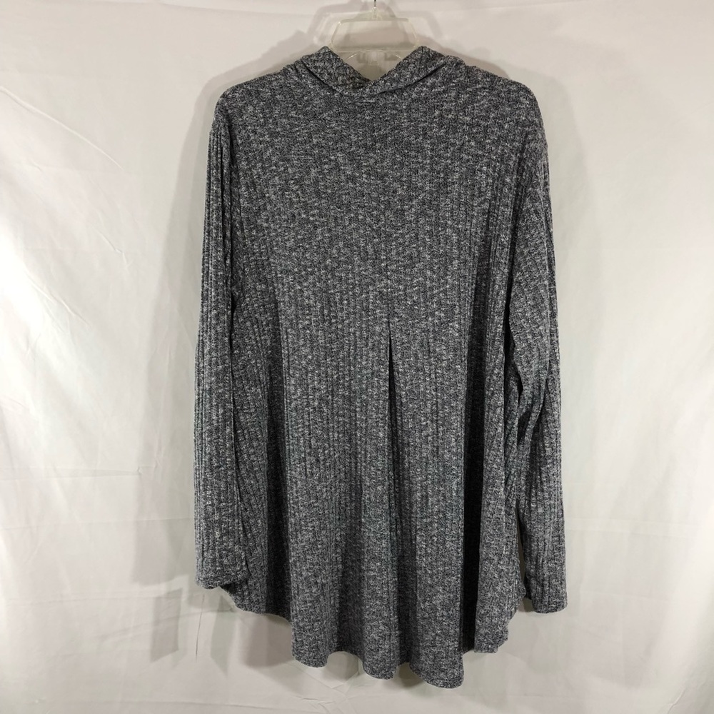 Style &n Co Cowl Neck Marled Full Top 3X - Picture 2 of 8